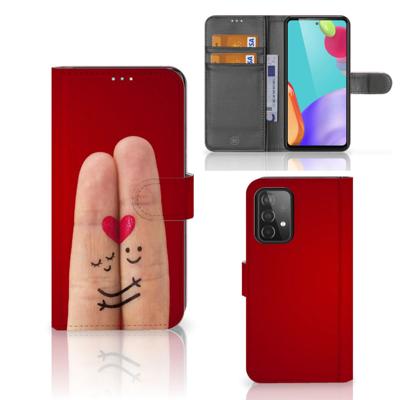 Samsung Galaxy A52 | Wallet Case | met Pasjes | Liefde - Origineel Romantisch Cadeau