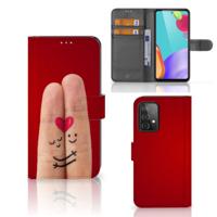 Samsung Galaxy A52 | Wallet Case | met Pasjes | Liefde - Origineel Romantisch Cadeau