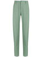 Osklen pantalon de costume Fluid en lin - Vert