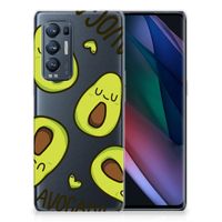 OPPO Find X3 Neo Telefoonhoesje met Naam Avocado Singing - thumbnail