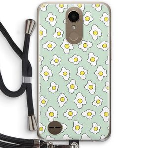 Spiegeleitjes: LG K10 (2017) Transparant Hoesje met koord