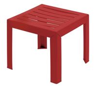 Grosfillex Miami bijzet tuintafel 40x40cm bordeaux