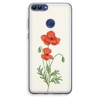 Red poppy: Huawei P Smart (2018) Transparant Hoesje