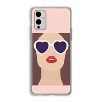 Red lips: OnePlus 9 Transparant Hoesje
