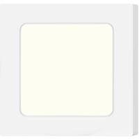 LED Downlight Pro Vierkant - 6W Opbouwlamp Natuurlijk Wit 4000K. Mat Wit Kunststof
