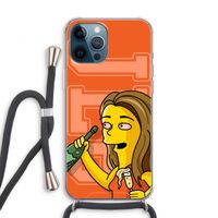 Jamie Lee Simpson: iPhone 12 Pro Transparant Hoesje met koord