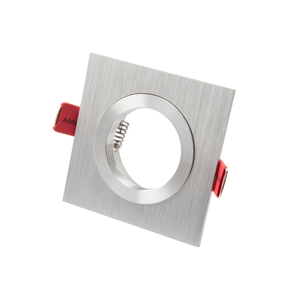 Inbouwspot aluminium vierkant voor 50mm lamp 148-552