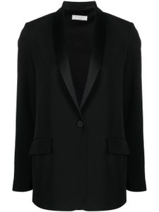 Antonelli blazer boutonné à col châle - Noir