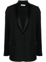 Antonelli blazer boutonné à col châle - Noir