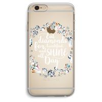 Diamonds: iPhone 6 Plus / 6S Plus Transparant Hoesje