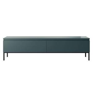 NADUVI Collection Kate Tv-Meubel - B 175 cm - Donkergroen / Zwart