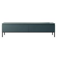 NADUVI Collection Kate Tv-Meubel - B 175 cm - Donkergroen / Zwart