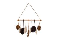 Wandversiering Leaf stof 63x2x87cm