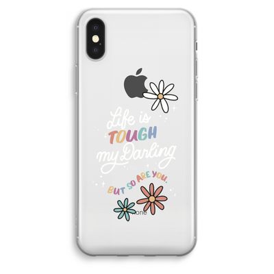 Tough Life: iPhone XS Max Transparant Hoesje
