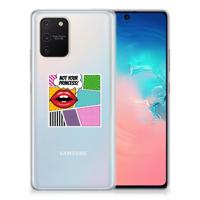 Samsung Galaxy S10 Lite | Sillicone Back Cover | Popart Princess