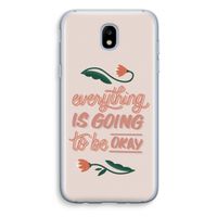 Optimistic flower girl: Samsung Galaxy J5 (2017) Transparant Hoesje