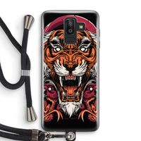 Tiger and Rattlesnakes: Samsung Galaxy J8 (2018) Transparant Hoesje met koord