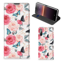 Sony Xperia L4 Smart Cover Butterfly Roses - thumbnail