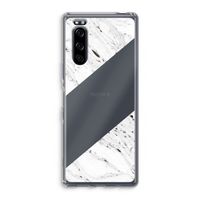 Biggest stripe: Sony Xperia 5 Transparant Hoesje