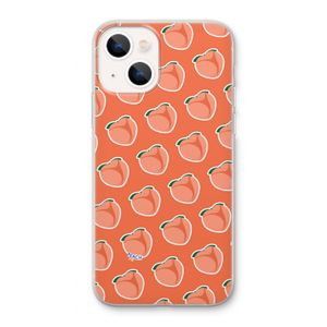 Just peachy: iPhone 13 Transparant Hoesje