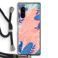 Tropisch: Sony Xperia 5 Transparant Hoesje met koord