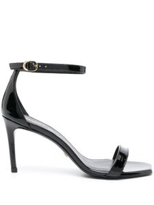 Stuart Weitzman sandales NuNakedCurve 85 mm en cuir - Noir