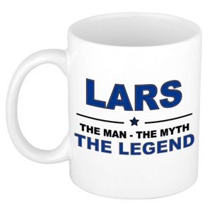Lars The man, The myth the legend cadeau koffie mok / thee beker 300 ml