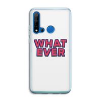 Whatever: Huawei P20 Lite (2019) Transparant Hoesje