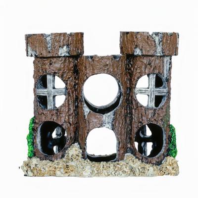 Superfish Deco Round Castle L Aquarium Decor - Handgeschilderd, Milieuvriendelijk & Veilig