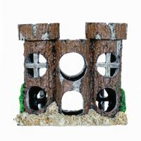 Superfish Deco Round Castle L Aquarium Decor - Handgeschilderd, Milieuvriendelijk & Veilig