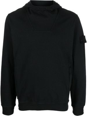Stone Island hoodie à patch Compass - Noir