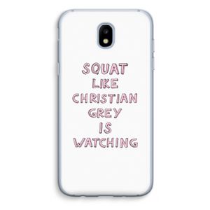 Christian Grey: Samsung Galaxy J5 (2017) Transparant Hoesje