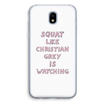 Christian Grey: Samsung Galaxy J5 (2017) Transparant Hoesje