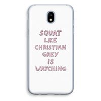 Christian Grey: Samsung Galaxy J5 (2017) Transparant Hoesje