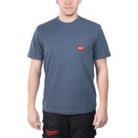 Milwaukee WT SS BLU L T-shirt Work short sleeve blue L - 4932493015