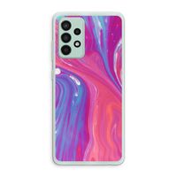 Paarse stroom: Samsung Galaxy A52s 5G Transparant Hoesje