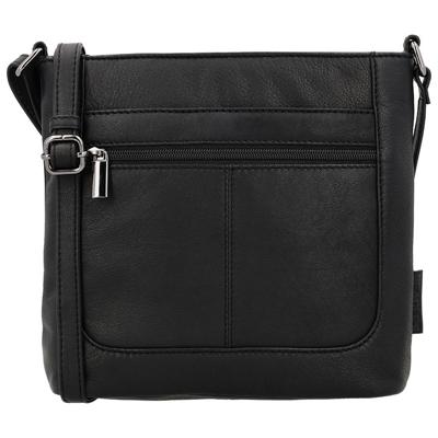 Beagles Leather Schoudertas Benidorm Zwart