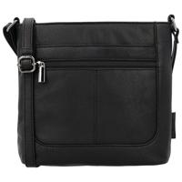 Beagles Leather Schoudertas Benidorm Zwart