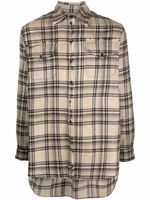 Uma Wang chemise oversize à carreaux - Tons neutres