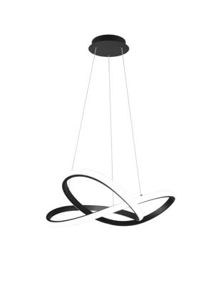 Trio Led hanglampCourse zwart - R32051432