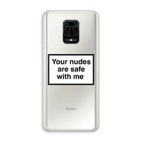 Safe with me: Xiaomi Redmi Note 10 Lite Transparant Hoesje