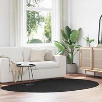 Tapijt HUARTE Zwart 160 x 230 cm Polyester