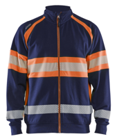 Blåkläder High-Vis sweater 35511158 | Marineblauw/Oranje | Maat M - 7330509838693