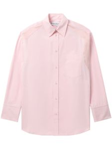 JW Anderson chemise en coton à col pointu - Rose