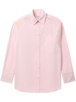 JW Anderson chemise en coton à col pointu - Rose - thumbnail