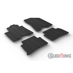 Rubbermatten passend voor Kia Sportage IV 2016- (T-Design 4-delig + montageclips) GL0597