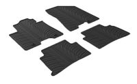 Rubbermatten passend voor Kia Sportage IV 2016- (T-Design 4-delig + montageclips) GL0597 - thumbnail
