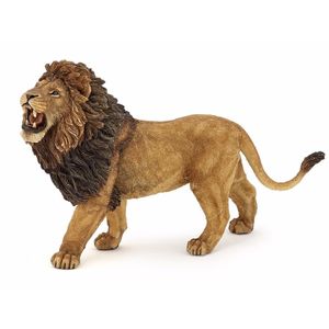 Plastic speelgoed figuur brullende leeuw 15 cm   -