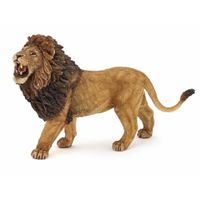 Plastic speelgoed figuur brullende leeuw 15 cm   - - thumbnail