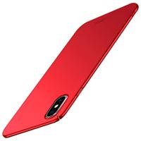 MOFI Frosted PC Ultra-Thin volledige dekking Case voor iPhone XS (rood)